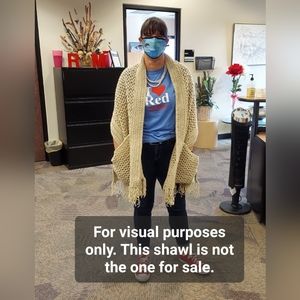 Handmade pocket shawl